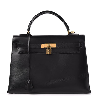 Hermes Box Kelly Sellier 32 Black 1 of 45