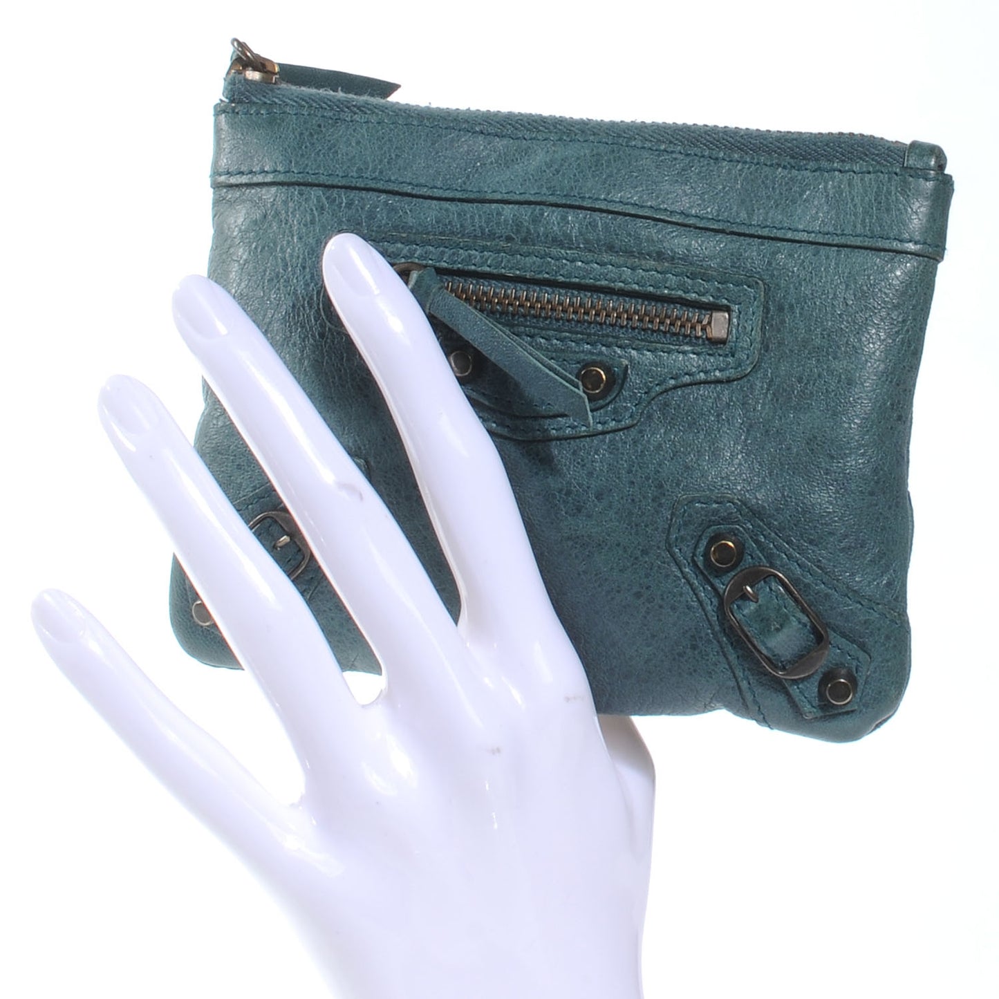 Agneau Porte-Monnaie Coin Purse Vert Menthe