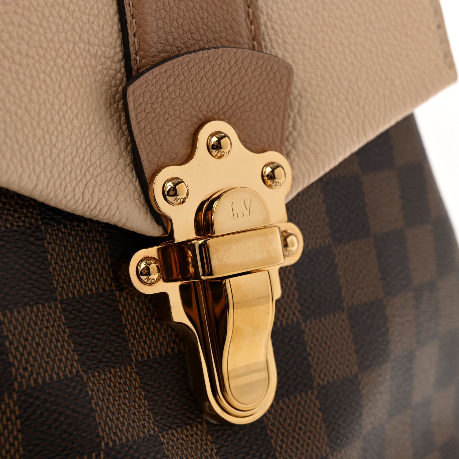 Louis Vuitton Damier Ebene Clapton Backpack Creme 12 of 14