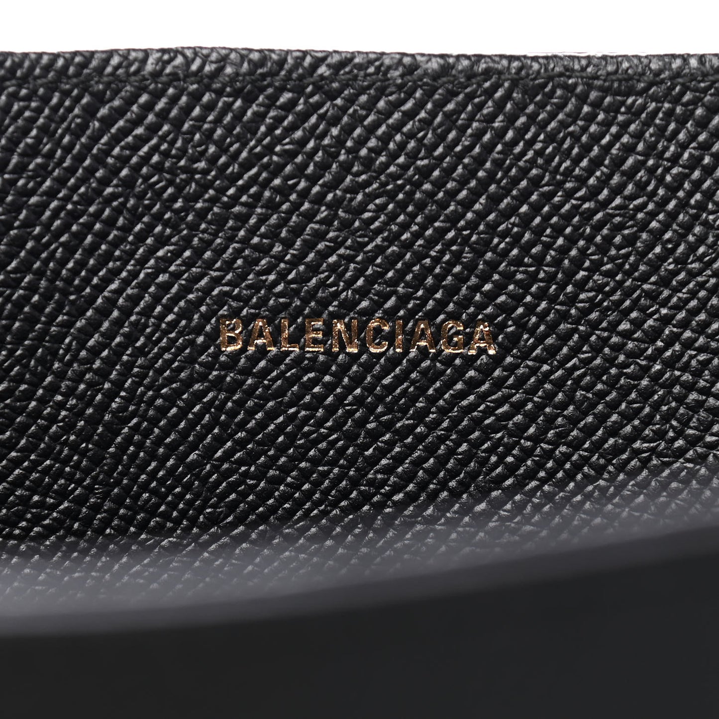 Grained Calfskin Ville Aj Tote Black