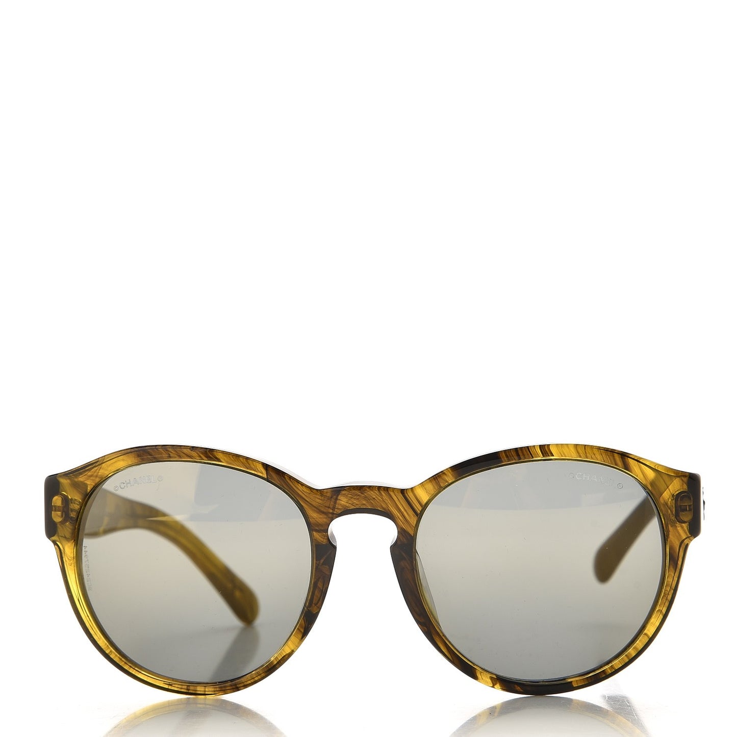 Acetate Pantos Fall CC Sunglasses 5359-A Green Grey