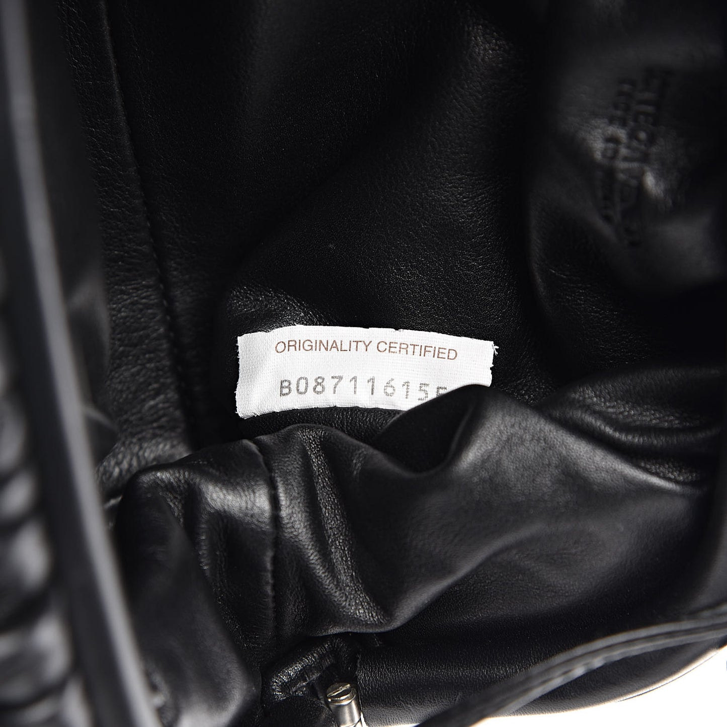 Butter Calfskin The Mini Pouch Black