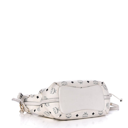MCM Visetos Drawstring Bag White 5 of 21