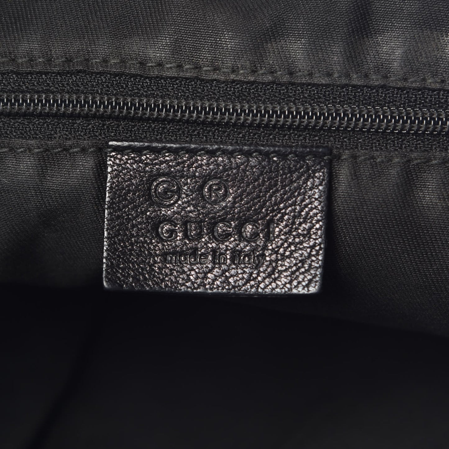 Guccissima Hobo Black