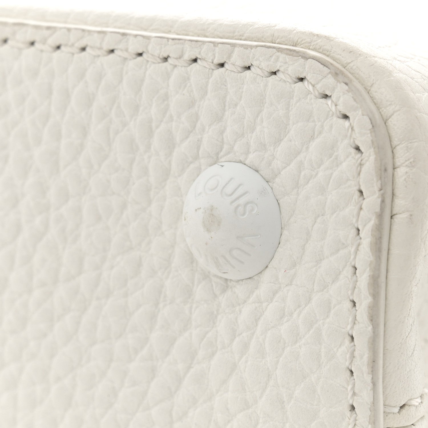 Louis Vuitton Taurillon Mini Capucines Monochrome White 12 of 12