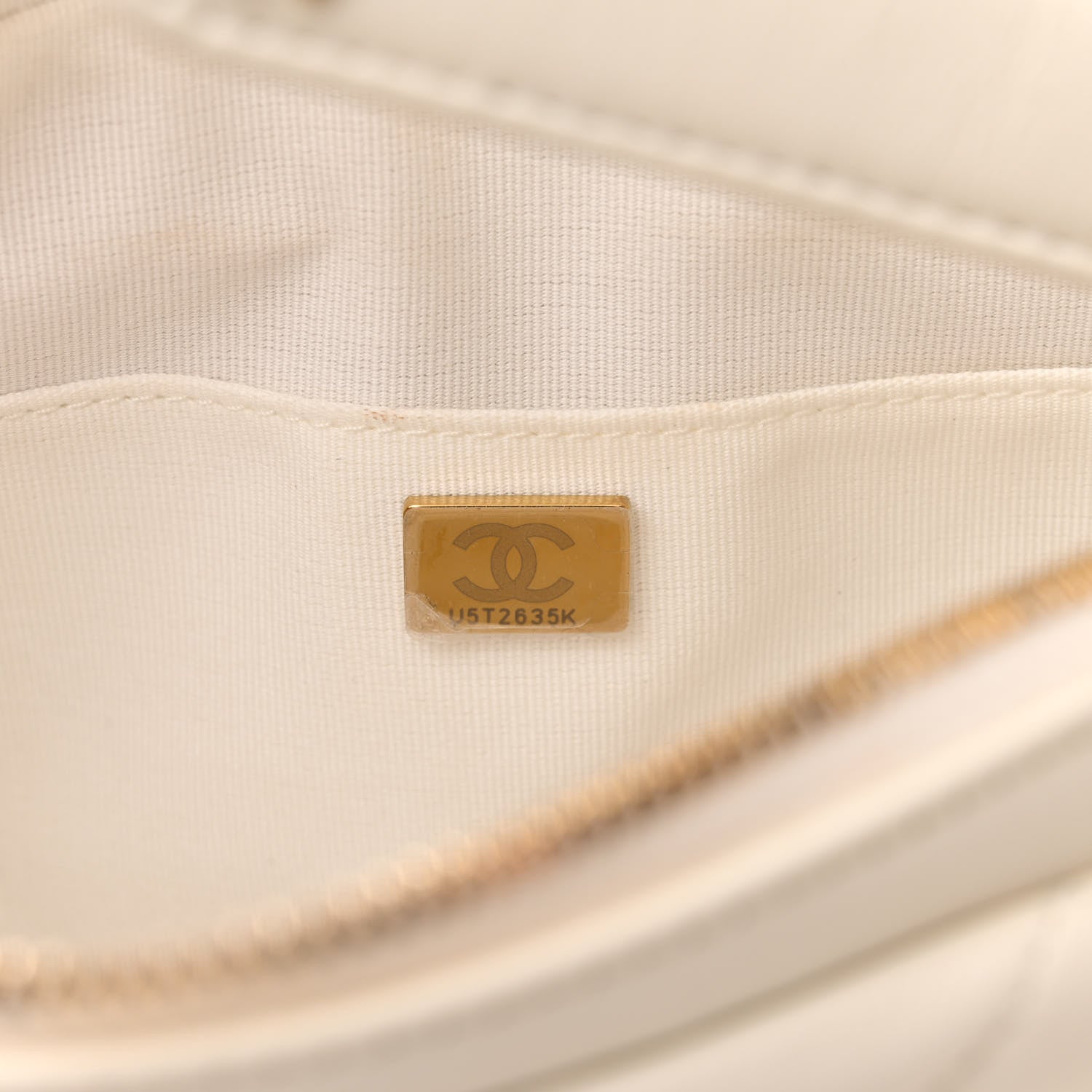 Chanel Calfskin Quilted Small Camera Case White 7 of 11