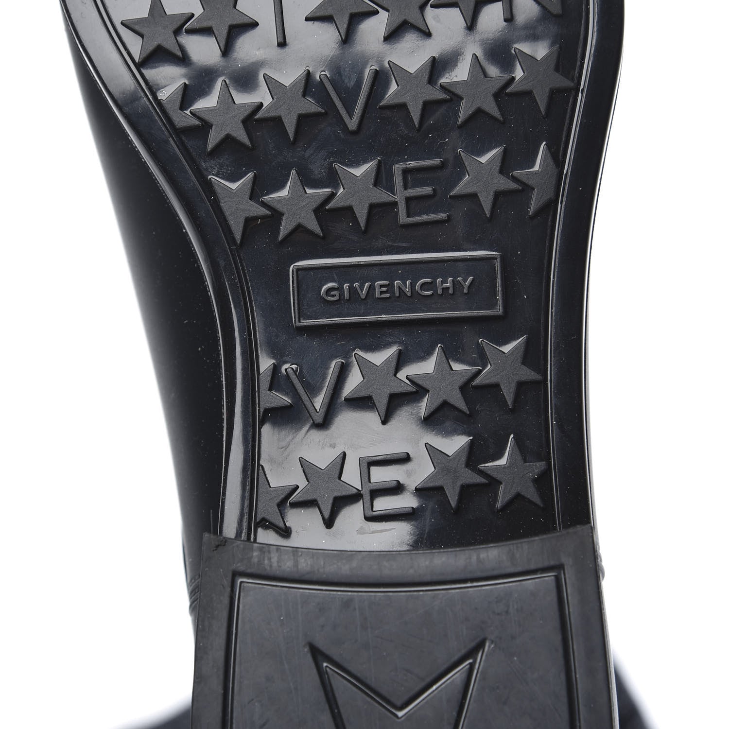 Givenchy Knit Rubber Storm Over The Knee Boots 40 Black Grey 6 of 6