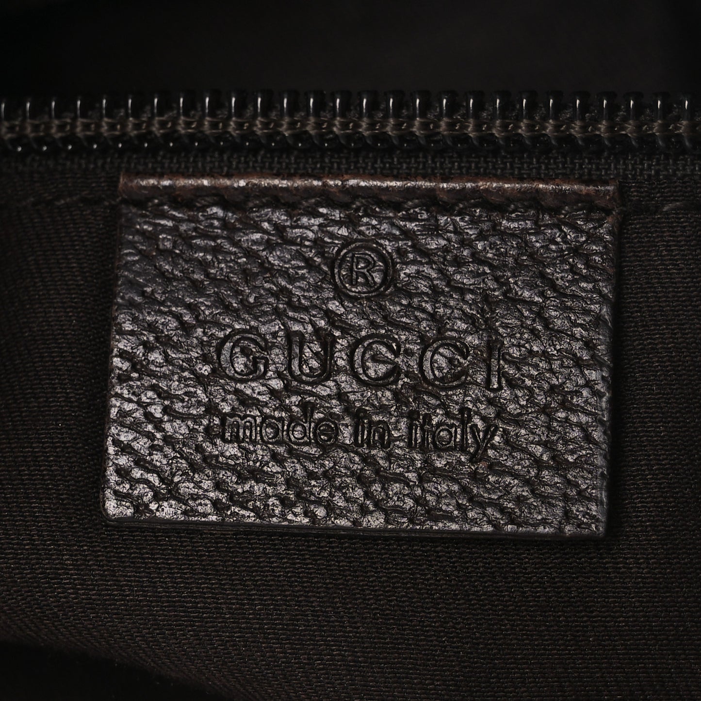 Monogram Web Medium Half Moon Hobo Dark Brown