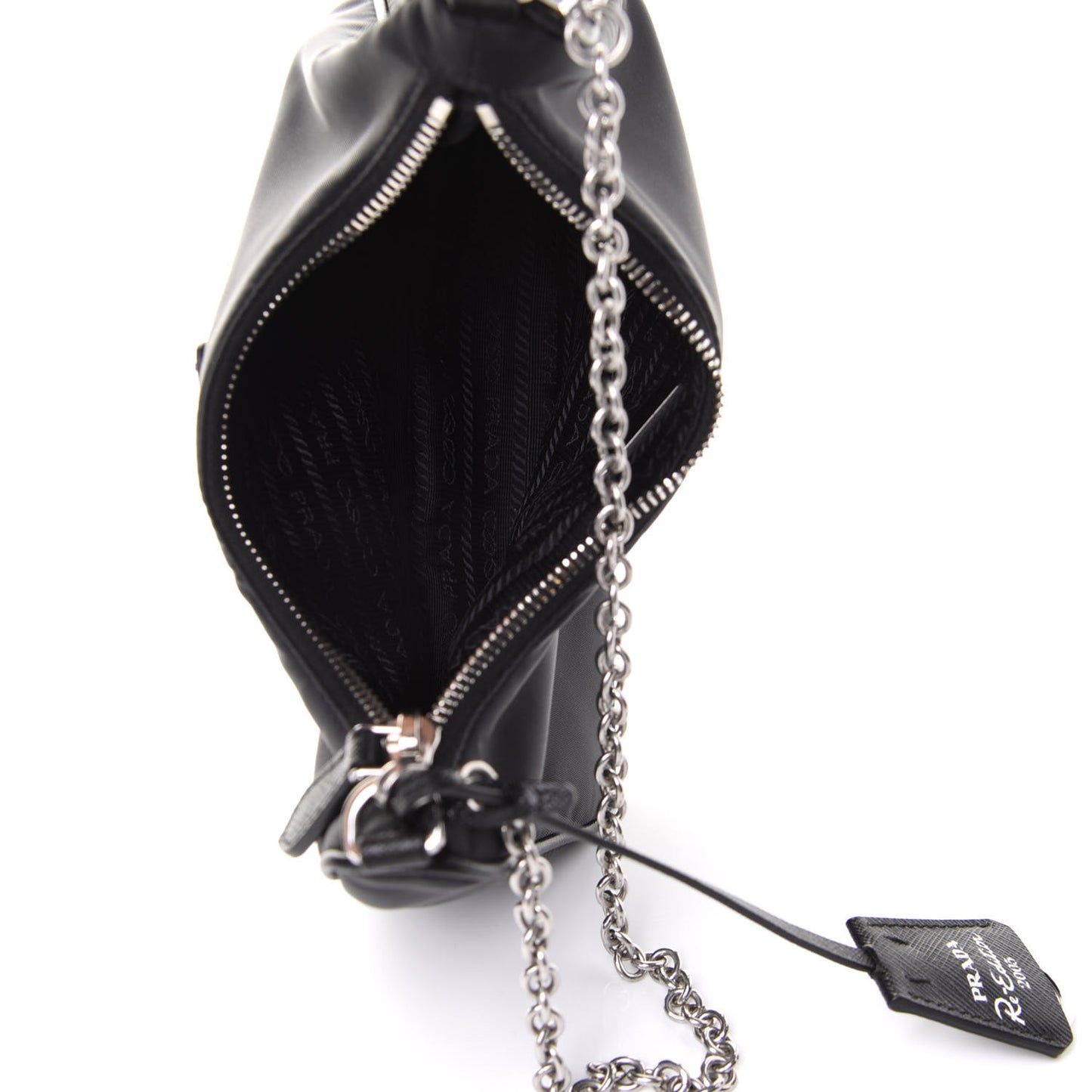 Nylon Re-Edition 2005 Shoulder Bag Black