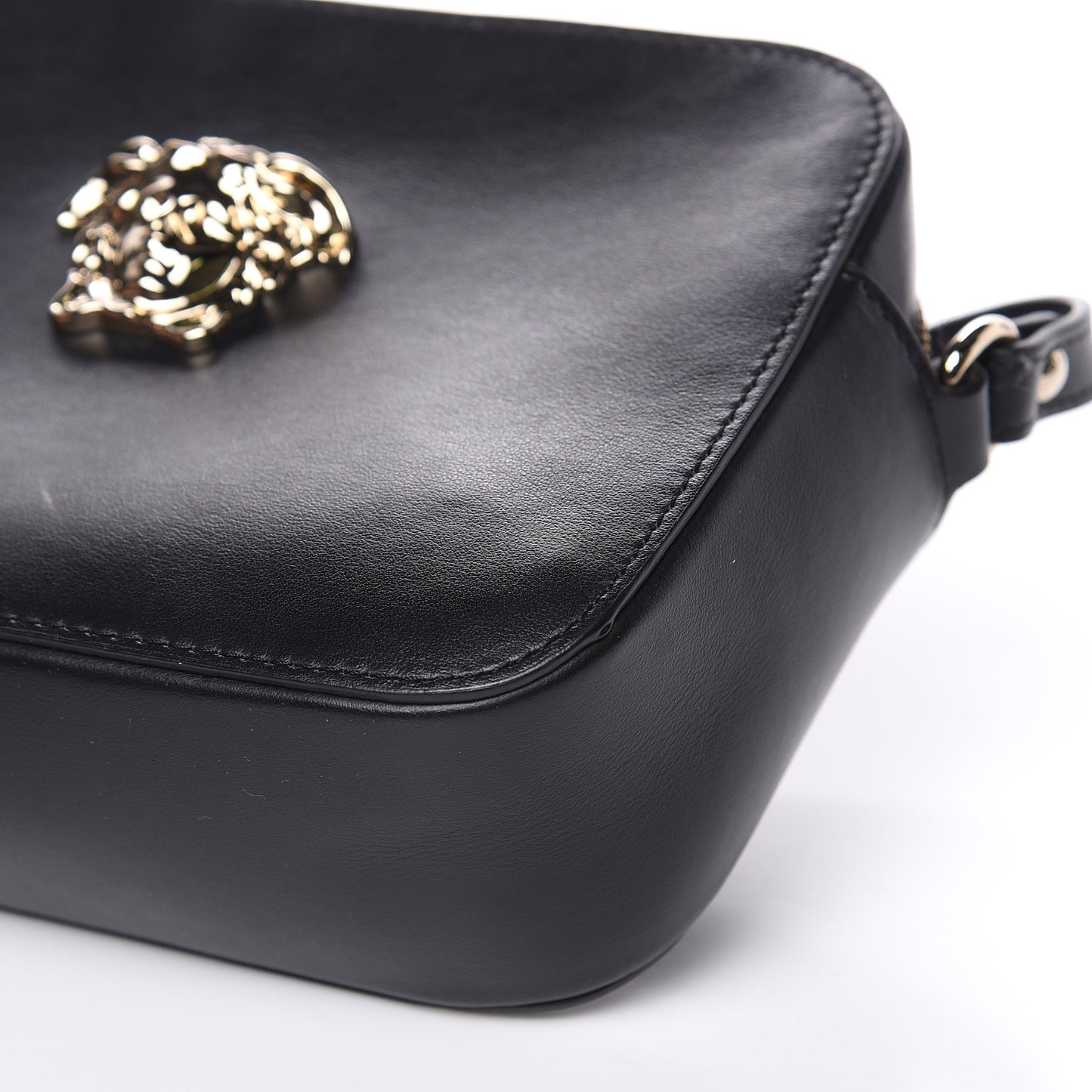 Calfskin Palazzo Camera Bag Black