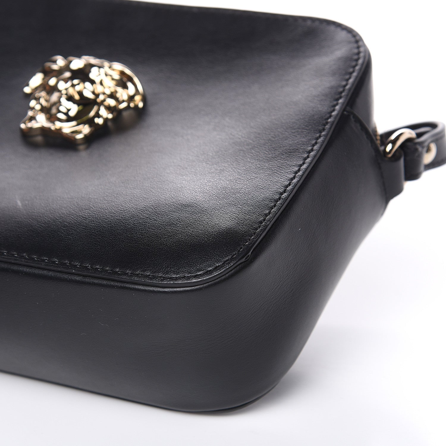 Versace Calfskin Palazzo Camera Bag Black 8 of 11