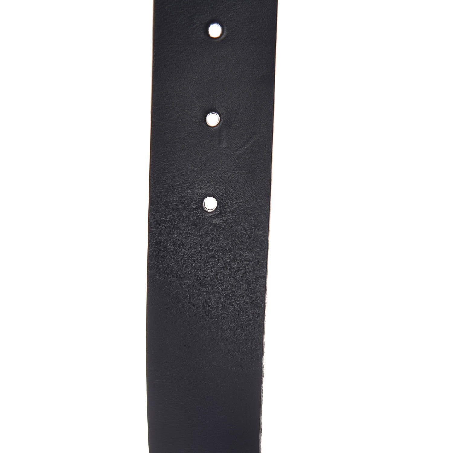 Gucci Selleria Calfskin Mens Interlocking G 37mm Belt 105 42 Black 6 of 9