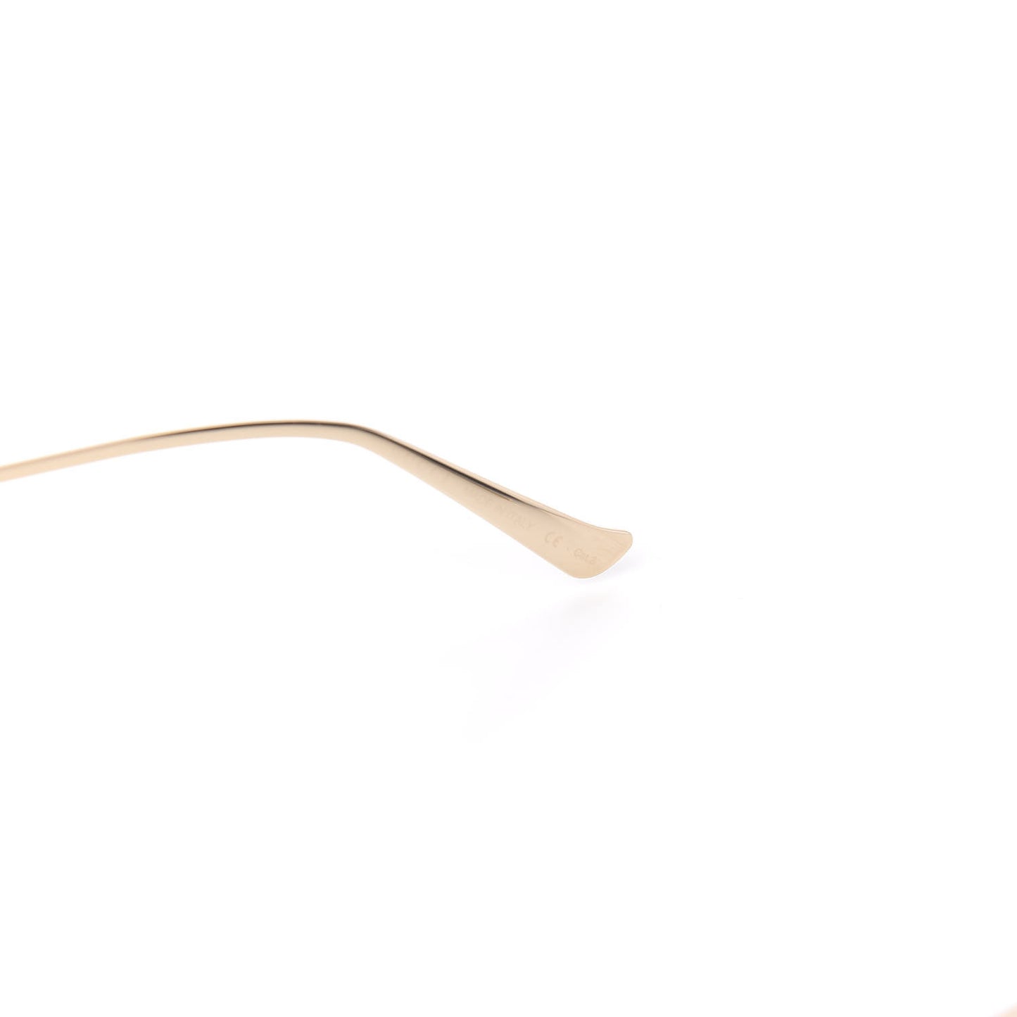 Metal Oversized Round Frame GG0225S Sunglasses Gold