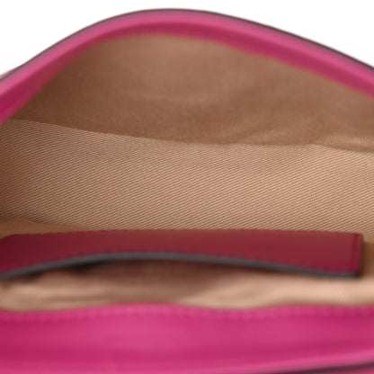 Chloe Calfskin Crocodile Embossed Mini C Bag Pink 5 of 10