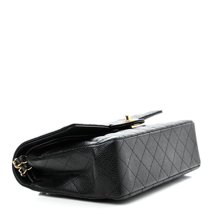 Chanel Caviar Quilted Medium Double Flap Black 4 of 11
