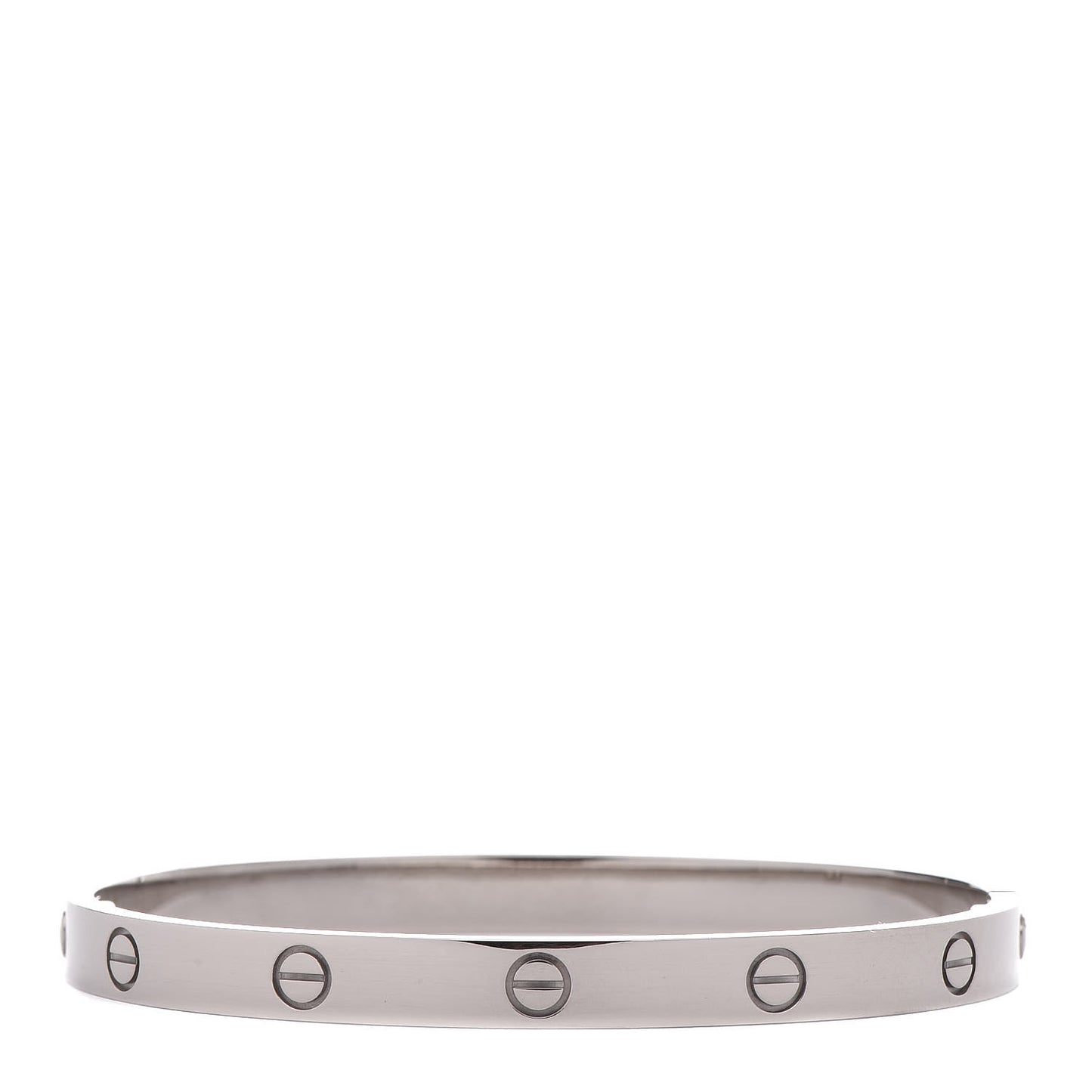 18K White Gold LOVE Bracelet 19