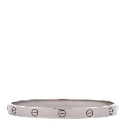 Cartier 18K White Gold LOVE Bracelet 19 3 of 5