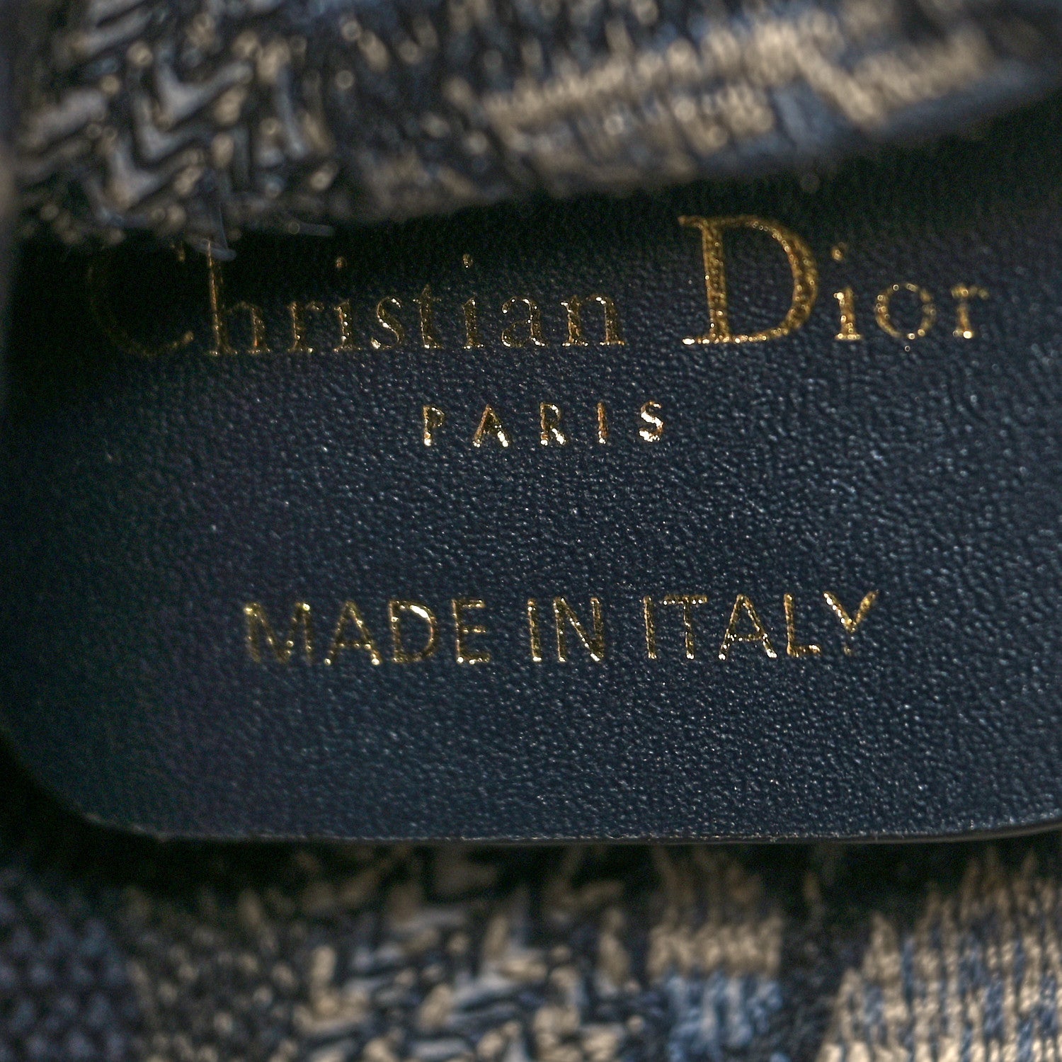 Christian Dior Oblique Mini Book Tote Blue Multicolor 5 of 11