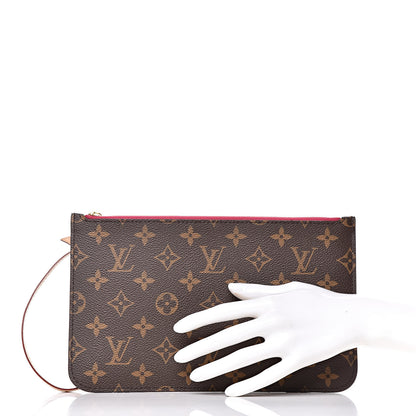 Louis Vuitton Monogram Neverfull MM GM Pochette Pivoine 2 of 8