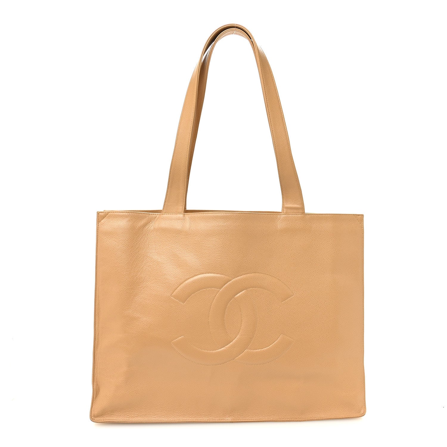 Chanel Caviar Timeless CC Tote Beige 1 of 10