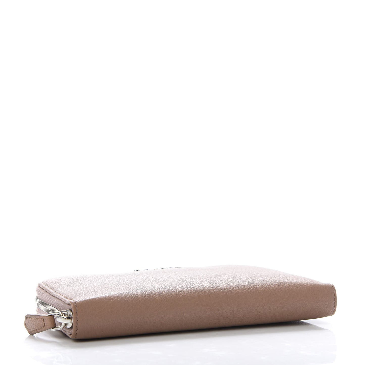 Sugar Goatskin Pandora Zip Around Wallet Beige