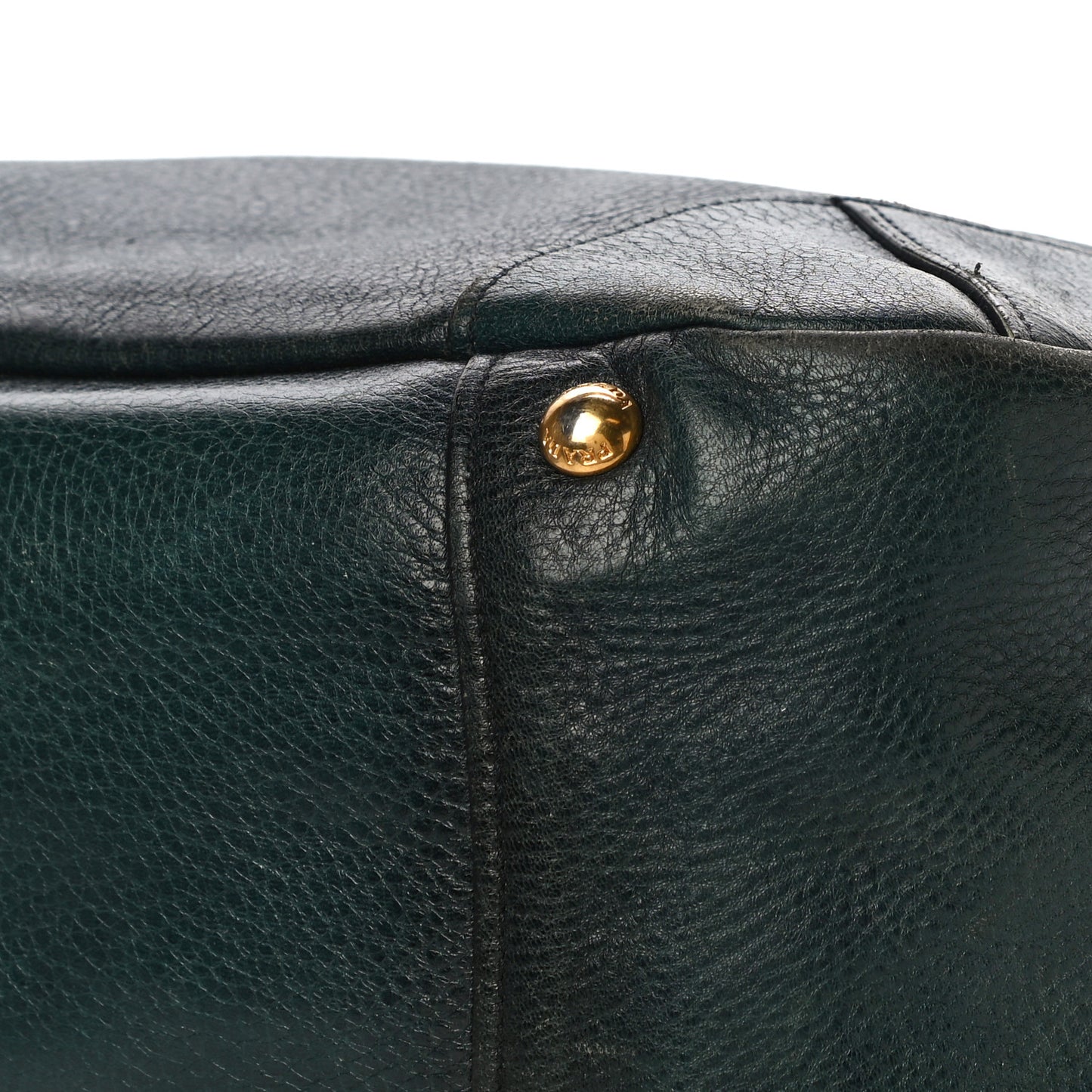 Vitello Daino Shopping Tote Blue