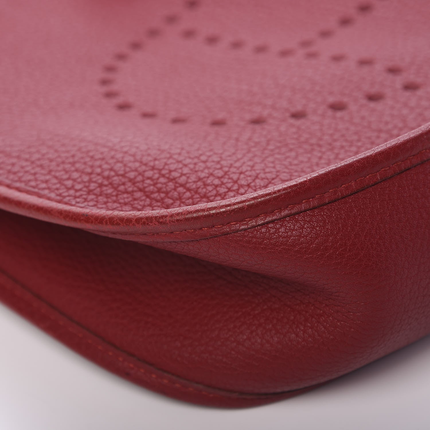 Hermes Togo Evelyne GM Rouge H 7 of 12