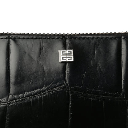 Givenchy Calfskin Crocodile Embossed Antigona U Crossbody Bag Black 12 of 12
