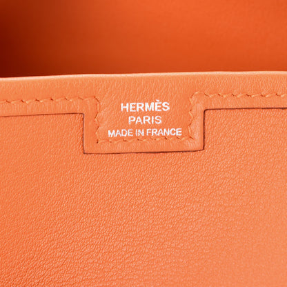 Hermes Swift Jige Elan 29 Clutch Orange 6 of 8