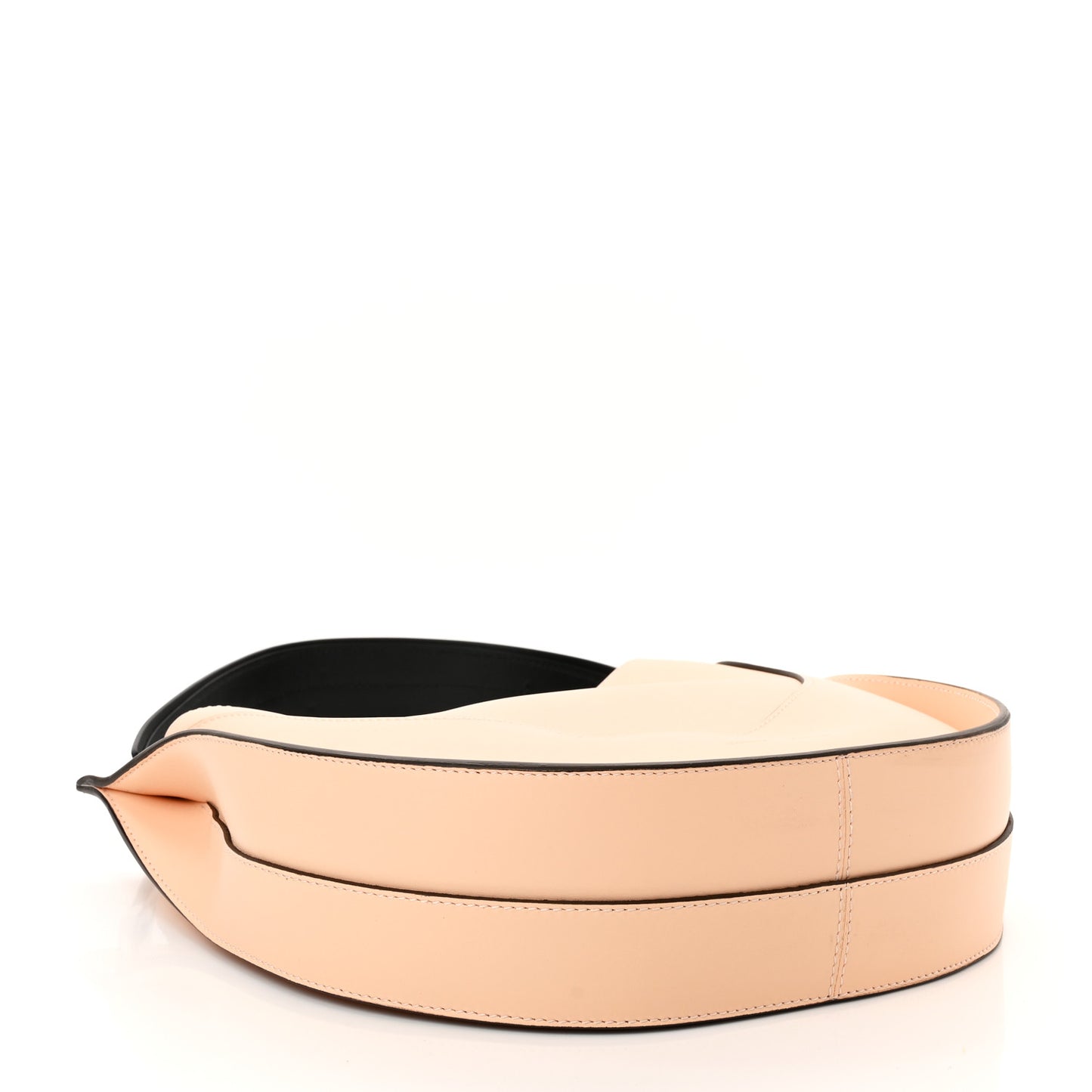 Calfskin Arch Shoulder Bag Peach