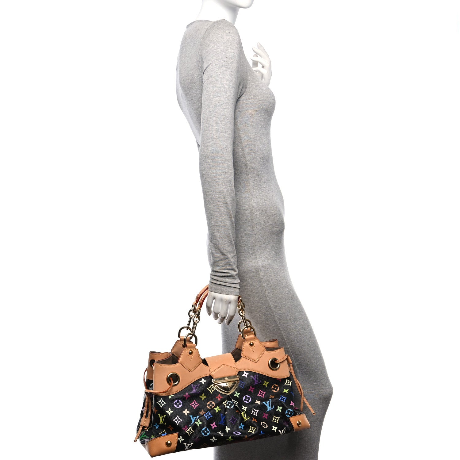 Louis Vuitton Monogram Multicolor Ursula Black 2 of 11