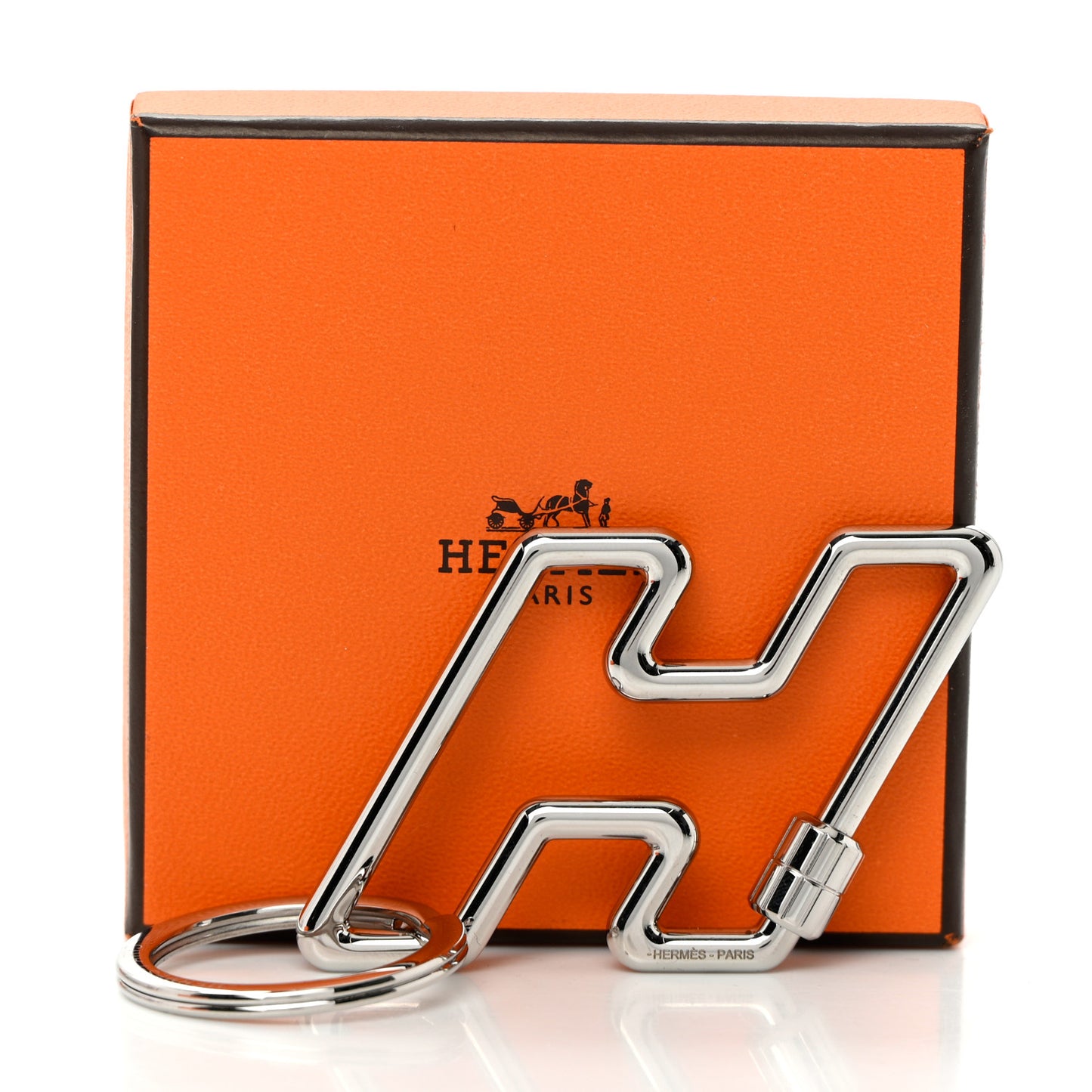 Stainless Steel H Too Speedy Key Ring