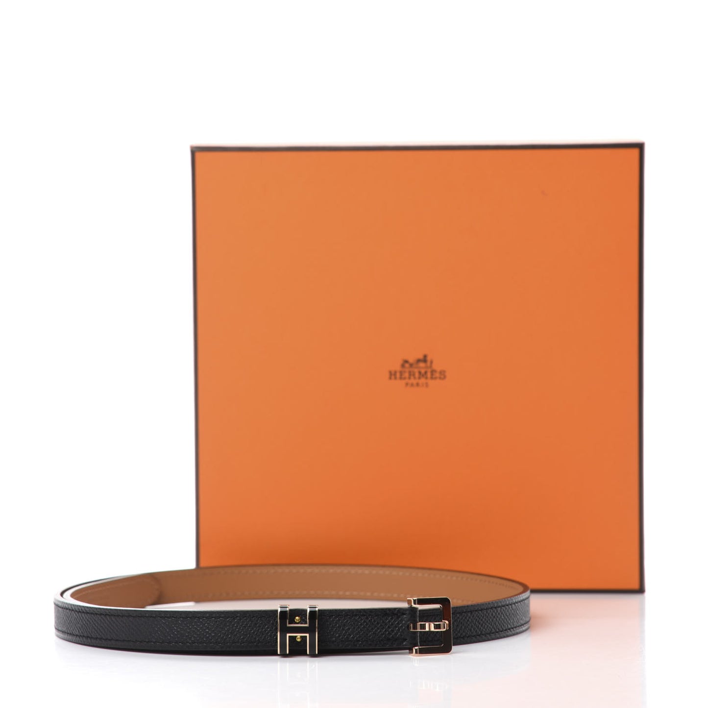Epsom 15mm Pop H Belt 75 Black