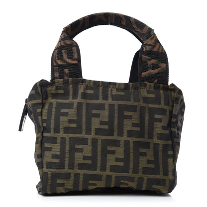 Fendi Fabric FF 1925 Mini Cosmetic Bag Tobacco 1 of 13