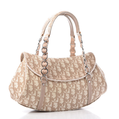 Christian Dior Monogram Romantique Trotter Bag Beige 3 of 9