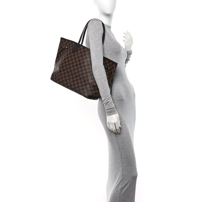Louis Vuitton Damier Ebene Neverfull MM 2 of 10