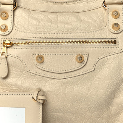 Balenciaga Agneau Giant 12 Gold Hardware City Blanc Creme Light Craie 7 of 10
