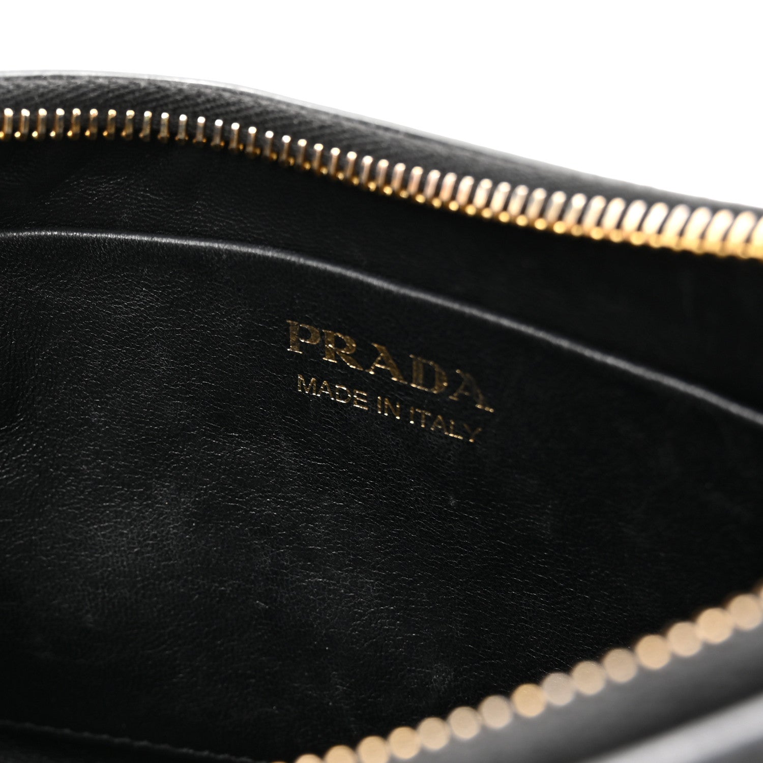 Prada Soft Calfskin Arque Shoulder Bag Black 10 of 10