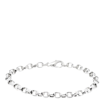 Tiffany Sterling Silver Round Chain Link Bracelet 2 of 8