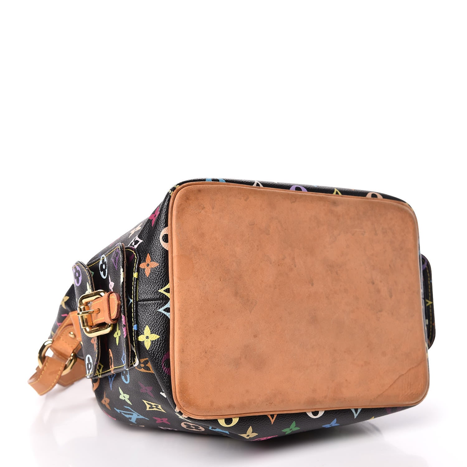 Louis Vuitton Monogram Multicolor Petit Noe Black 4 of 16