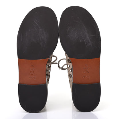 Christian Dior Calfskin D-Trap Sandals 38 Corde 4 of 4