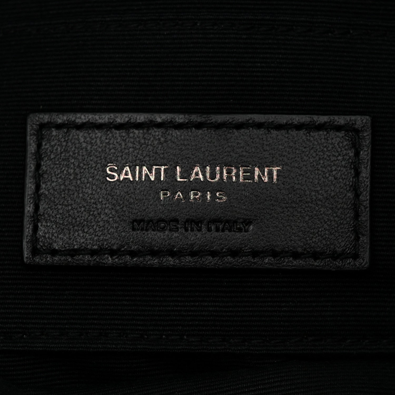Saint Laurent Grained Lambskin Quilted Mini Becky Double Zip Bag Black 8 of 12