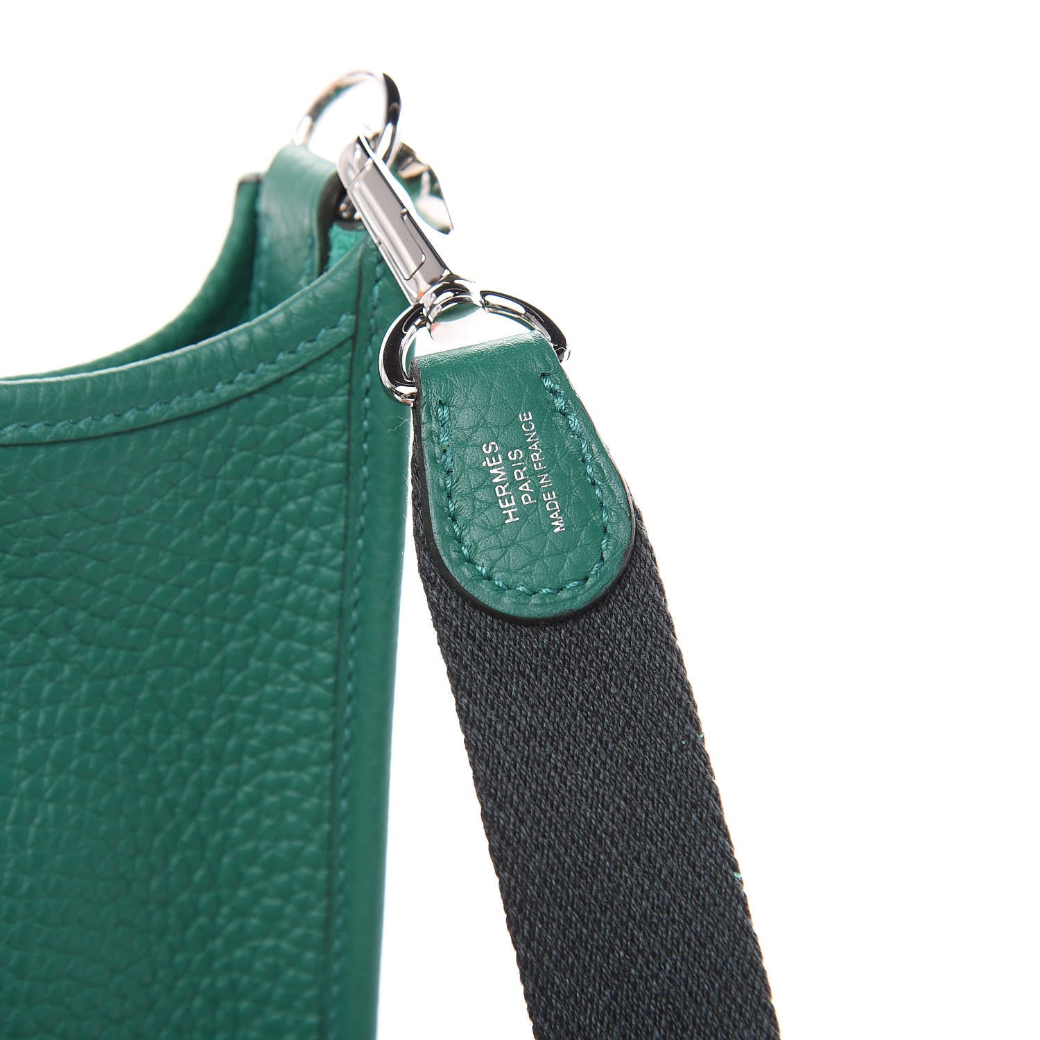 Hermes Taurillon Clemence Amazone Evelyne TPM Vert Vertigo 7 of 11