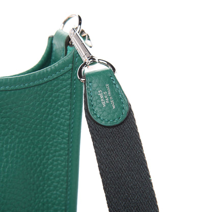 Hermes Taurillon Clemence Amazone Evelyne TPM Vert Vertigo 7 of 11
