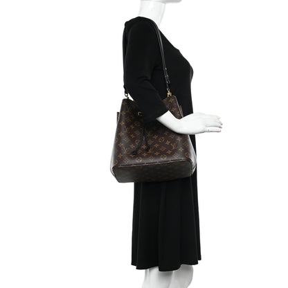 Louis Vuitton Monogram Neonoe MM Black 2 of 10