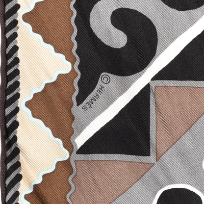 Hermes Silk Appaloosa Des Steppes Scarf 90 5 of 6