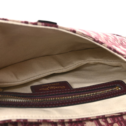 Christian Dior Oblique Saddle Bag Burgundy 5 of 10