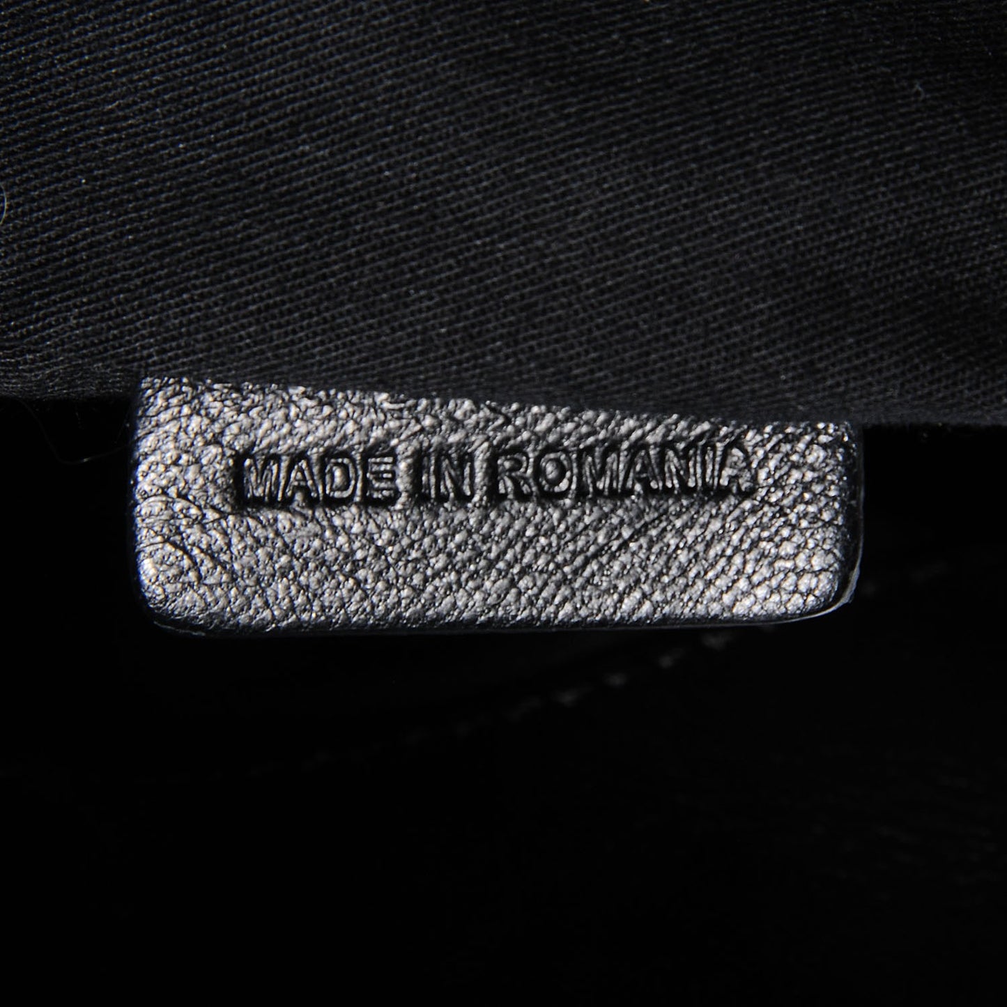 Lambskin Small Canterbury Tote Black