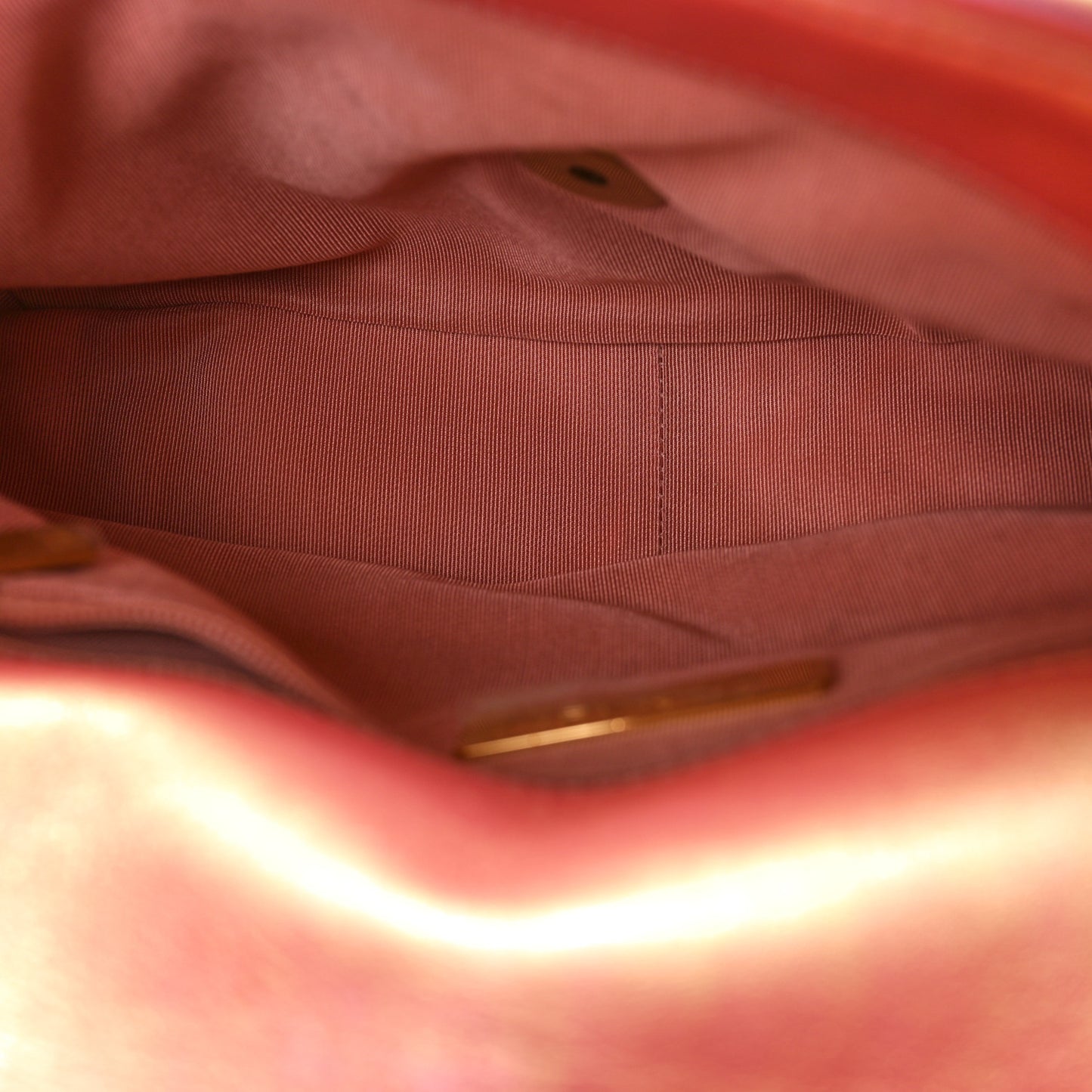 Iridescent Calfskin Quilted Medium Chanel 19 Flap Pink