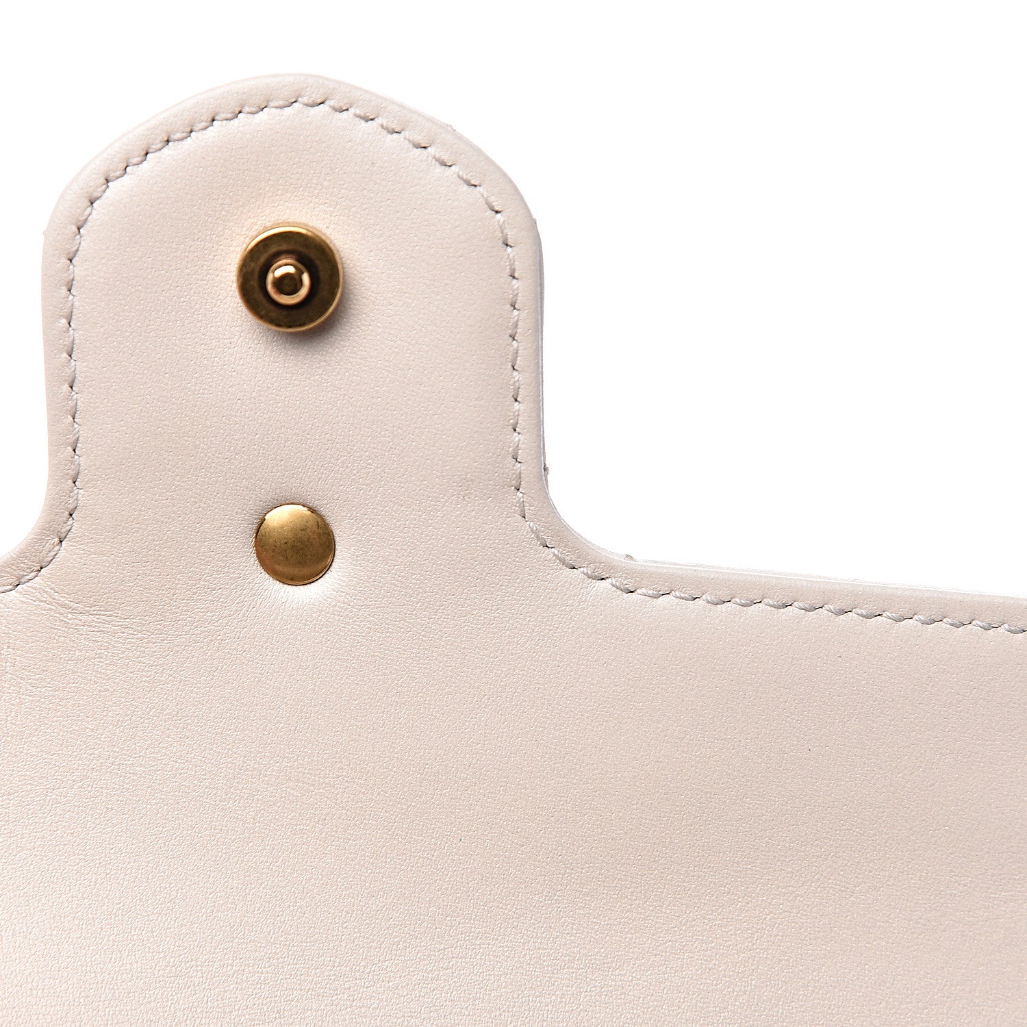 Gucci Calfskin Matelasse Super Mini GG Marmont Shoulder Bag White 11 of 11